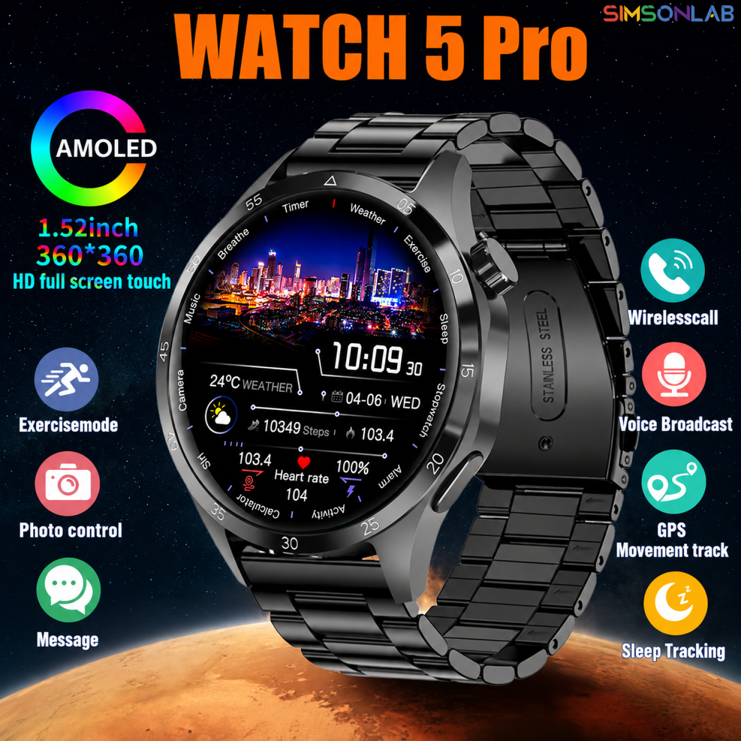 Photography Lightning - 2026 Watch 5 Pro GPS Track