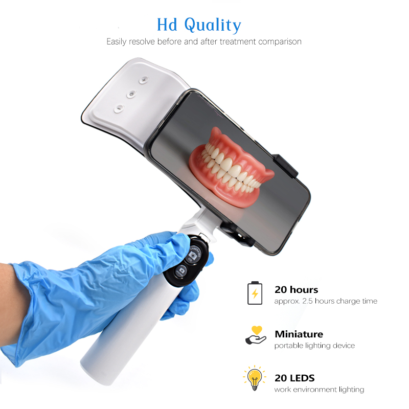 Photography Lighting Set - Professional Twin Flash Dental Photography Light,
