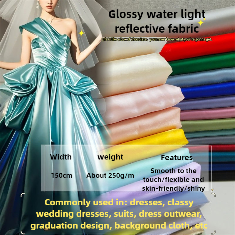 Photography Lighting Design - Bright Water Light Reflective Fabric By