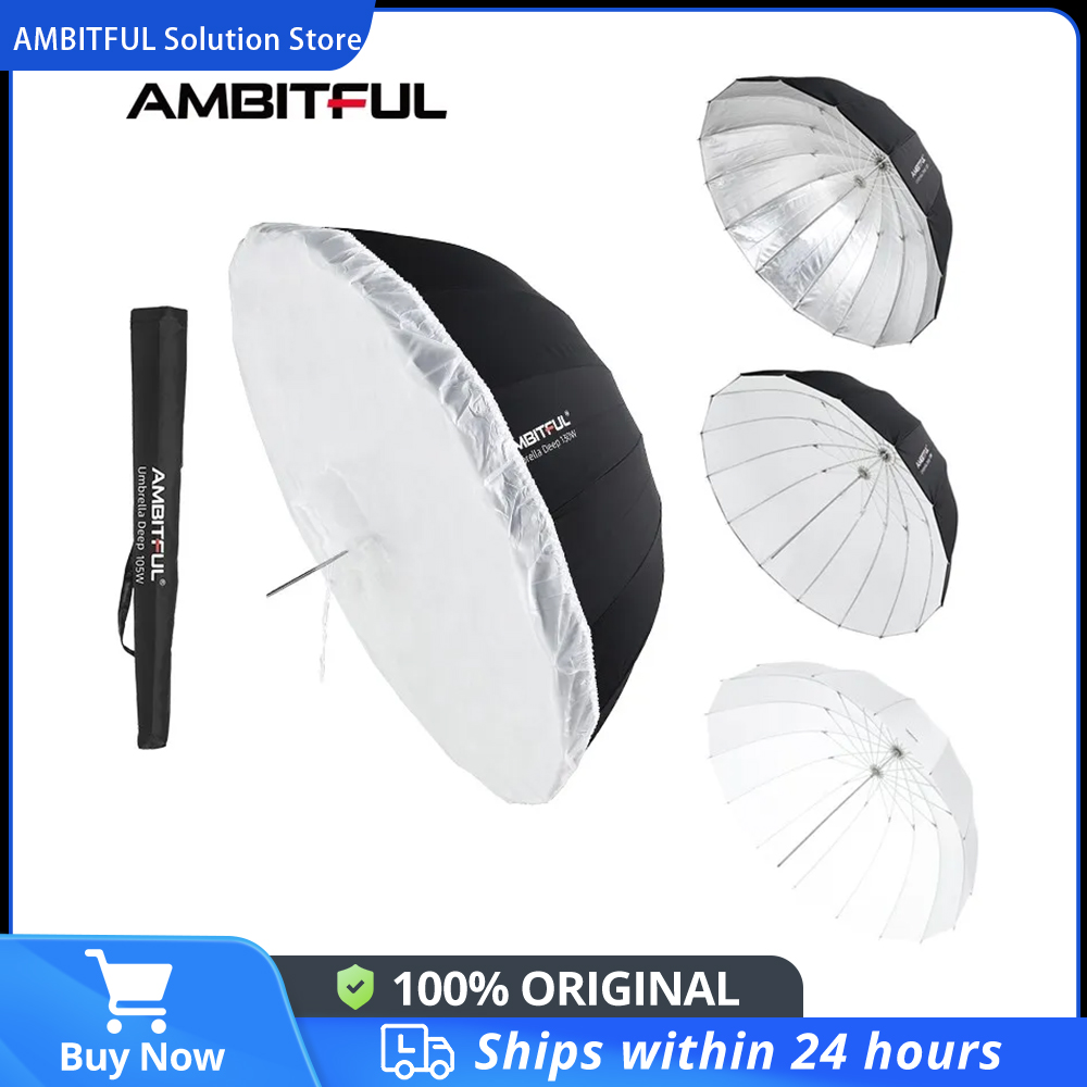 AMBITFUL 105cm 130cm 160cm Dee - Parabolic Umbrella Deep avis et prix