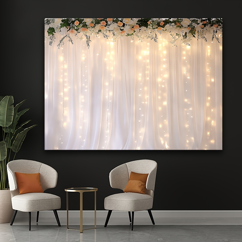 1 white tulle curtain with war - Photography Lighting Design avis et prix