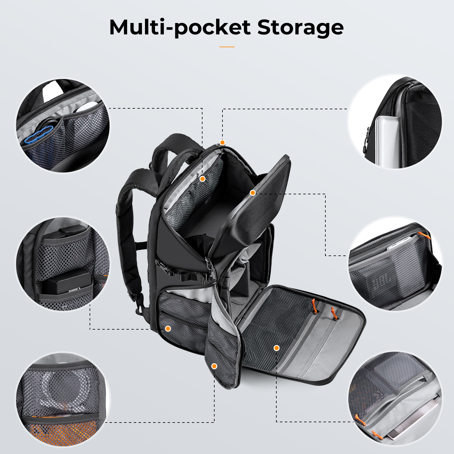 K&F CONCEPT 20L Camera Backpac - Photography Lighting Equipment Bags avis et prix