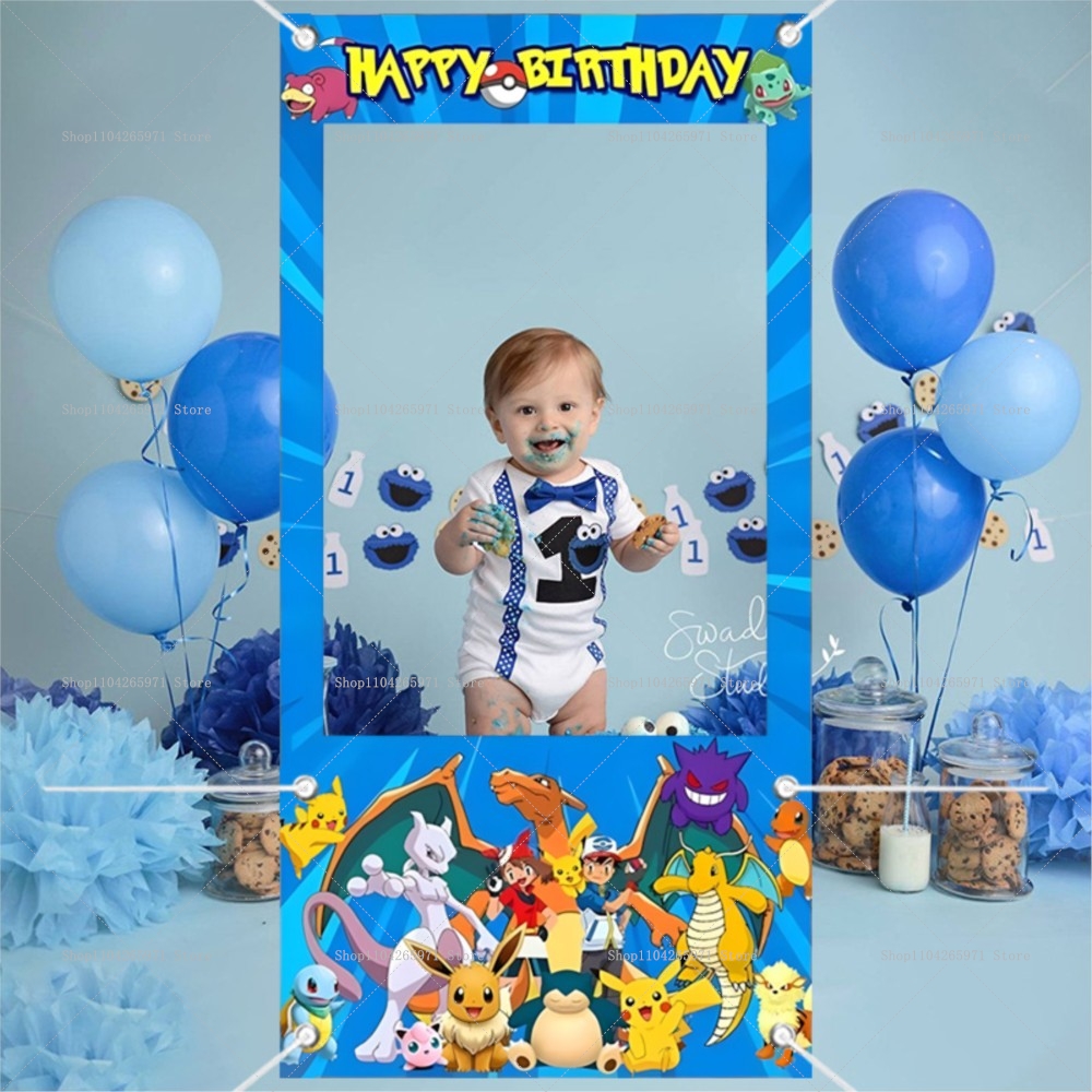 Pokemon Pikachu Photo Booth Fr - Photography Lighting Backdrop avis et prix