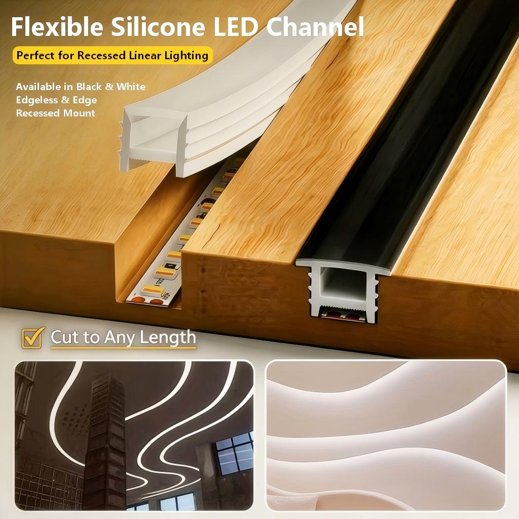 Flexible Silicone LED Channel  - Diffusion Material Roll avis et prix