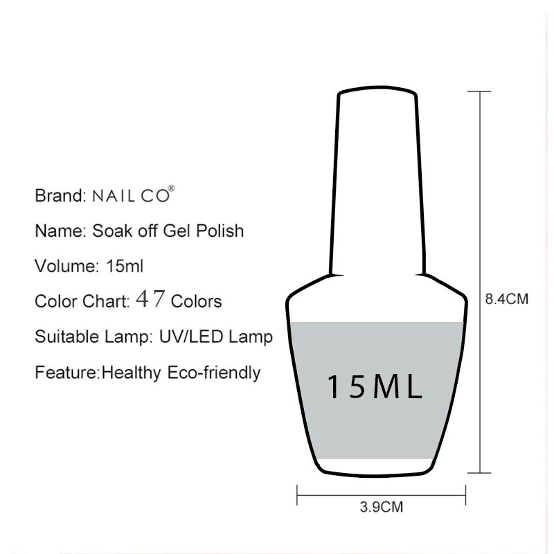 NAILCO 15ml Camel Coffee Gel N - Coloured Gel Set avis et prix