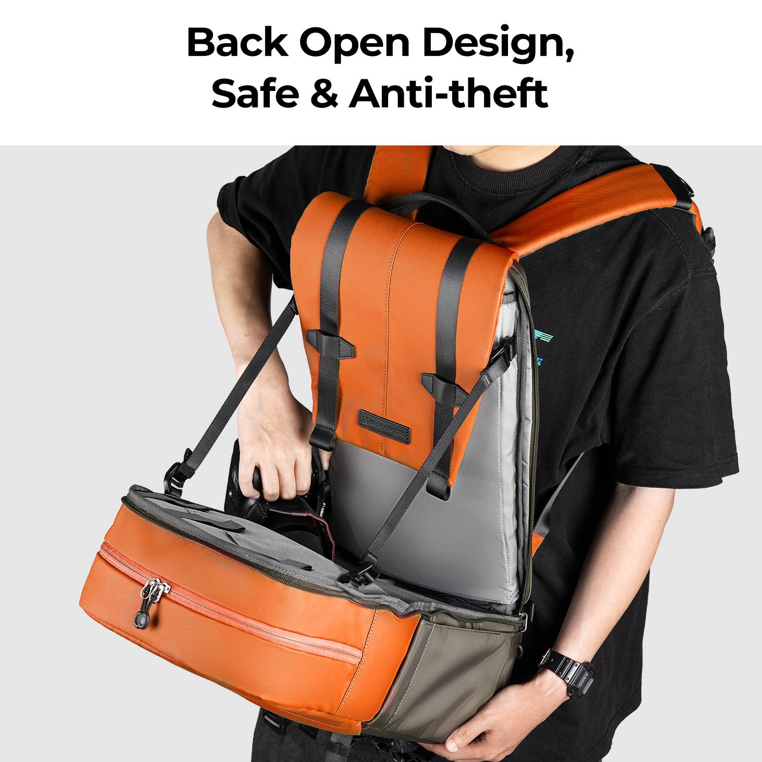 K&F CONCEPT Camera Backpack Tr - Photography Lighting Equipment Bags avis et prix