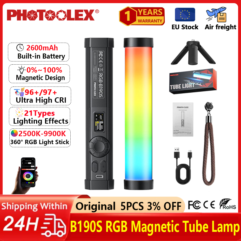 PHOTOOLEX RGB Video Light Hand - Photography Lighting Design avis et prix