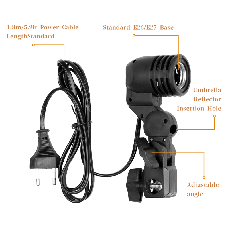 1.8m Cable Cord Light Bulb Sta - Photography Lightning avis et prix