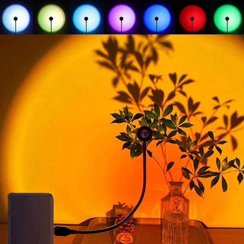 LED USB Sunset Lamp Projector  - Photography Lightning avis et prix