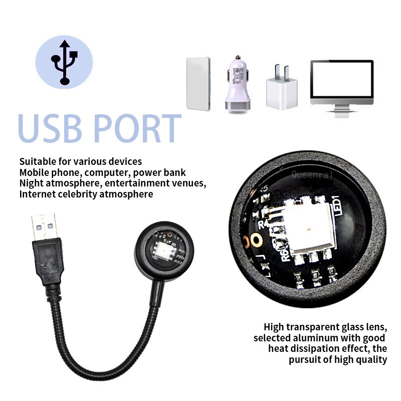 LED USB Sunset Lamp Projector  - Photography Lightning avis et prix