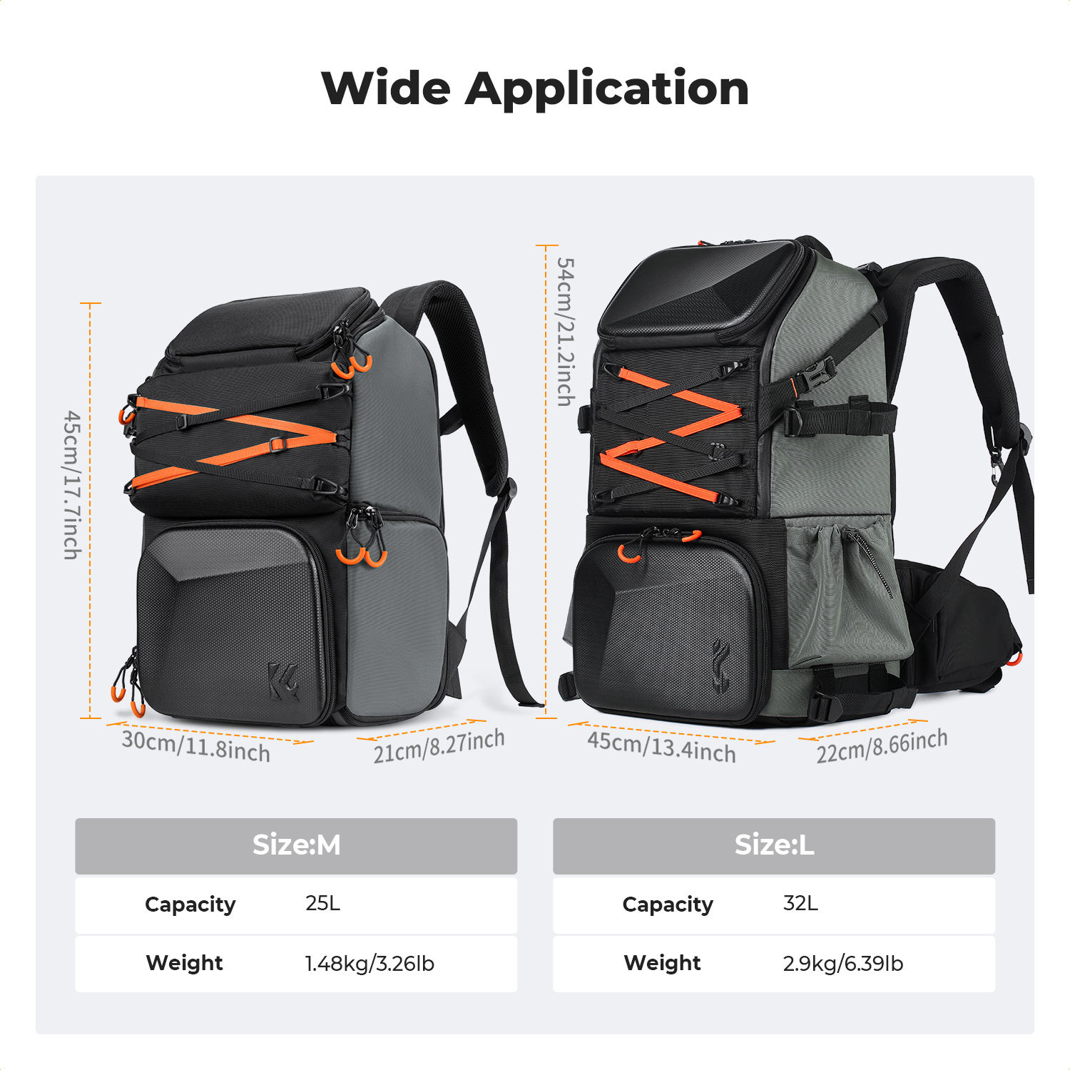 K&F CONCEPT 25L Outdoor Camera - Photography Lighting Equipment Bags avis et prix