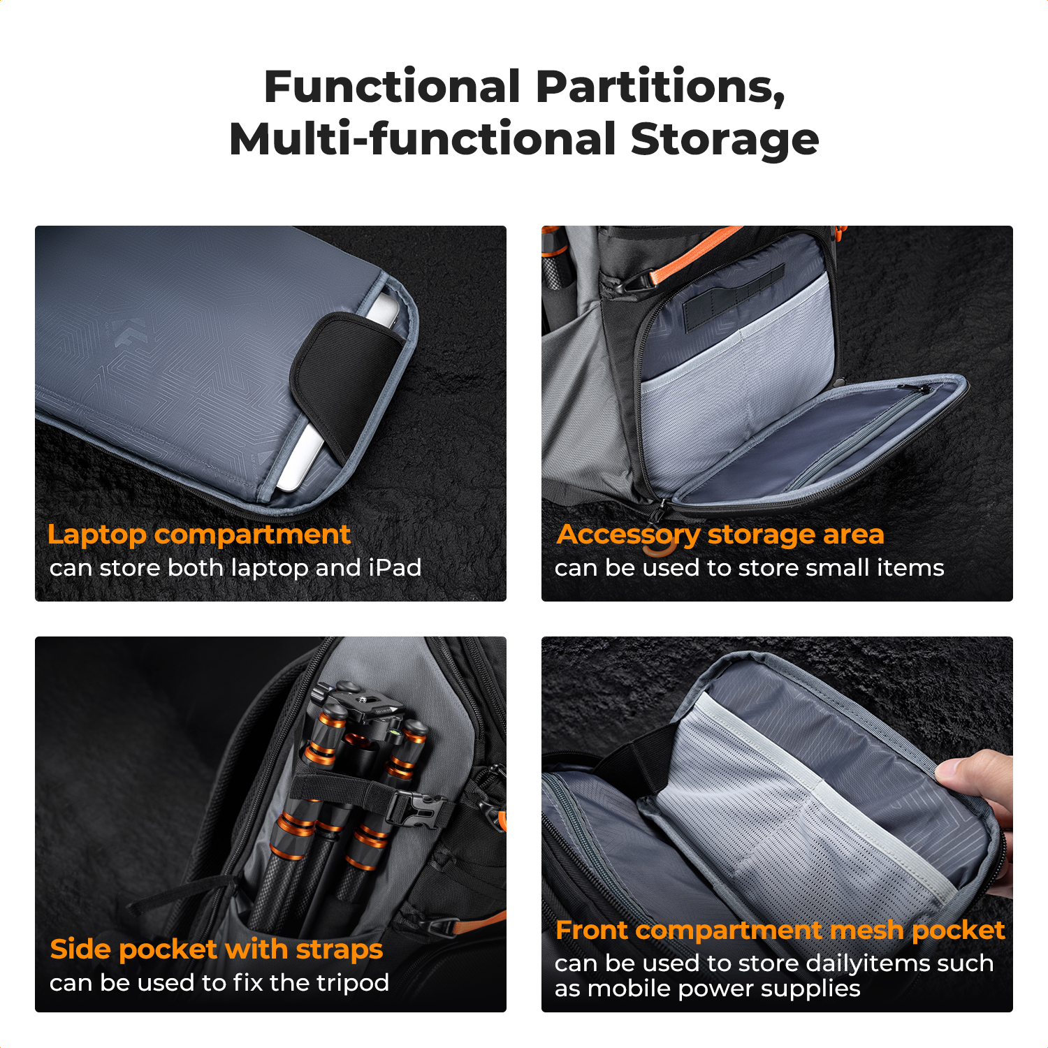 K&F CONCEPT 25L Outdoor Camera - Photography Lighting Equipment Bags avis et prix