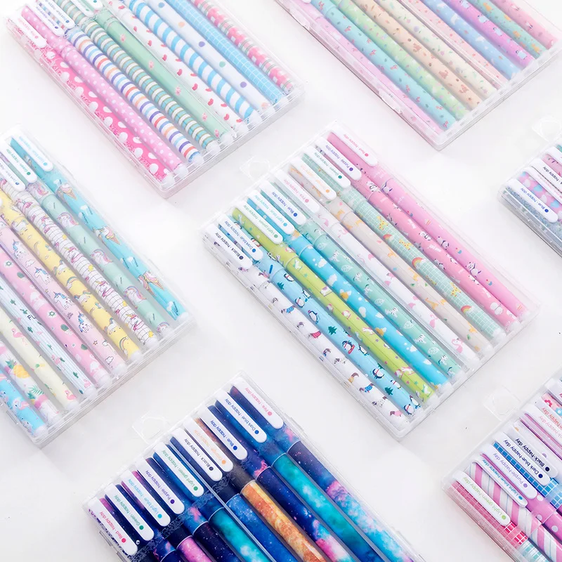 10Pcs/Box Cute Stationery 10 C - Coloured Gel Set avis et prix