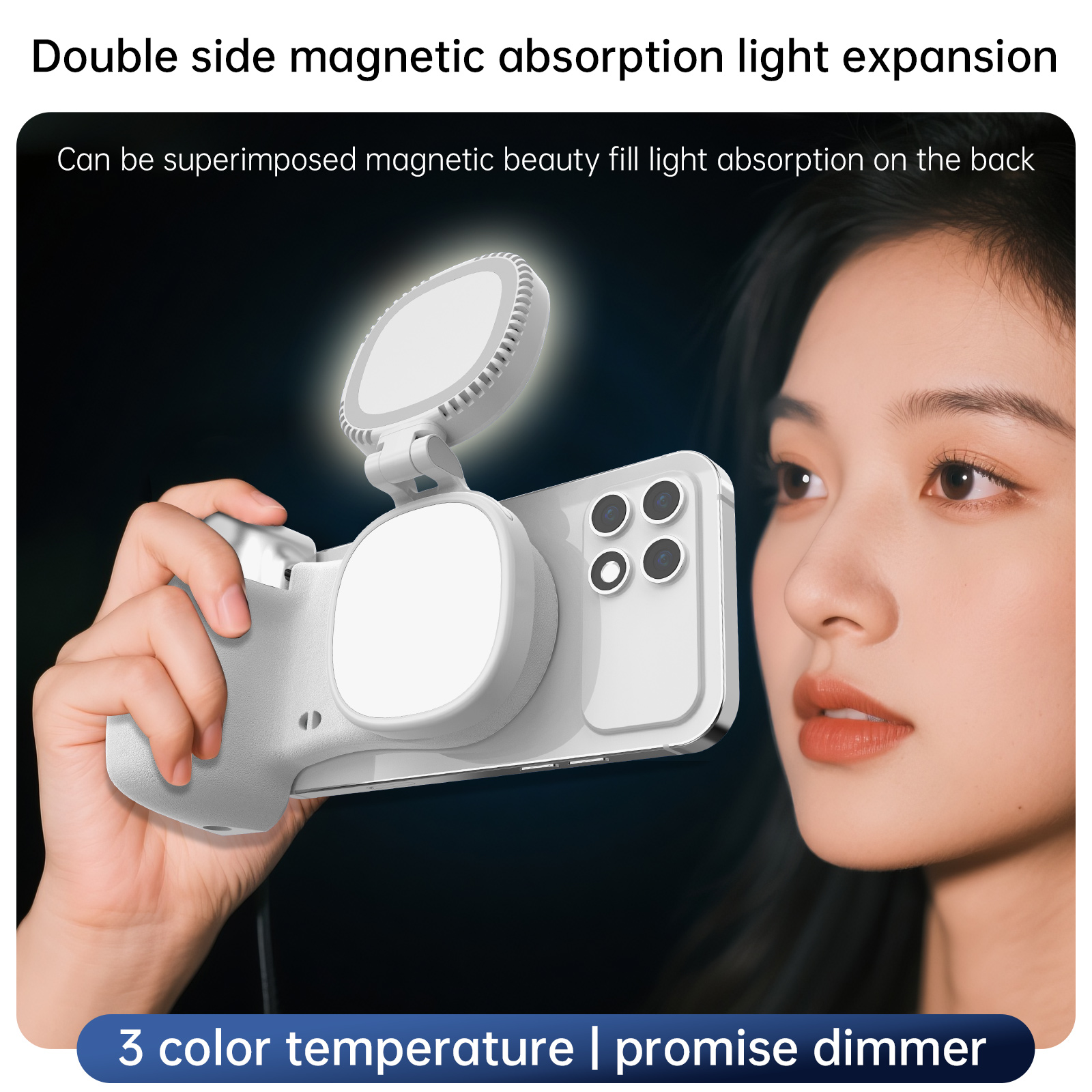K02 Magnetic Phone Bluetooth S - Photography Lighting Design avis et prix