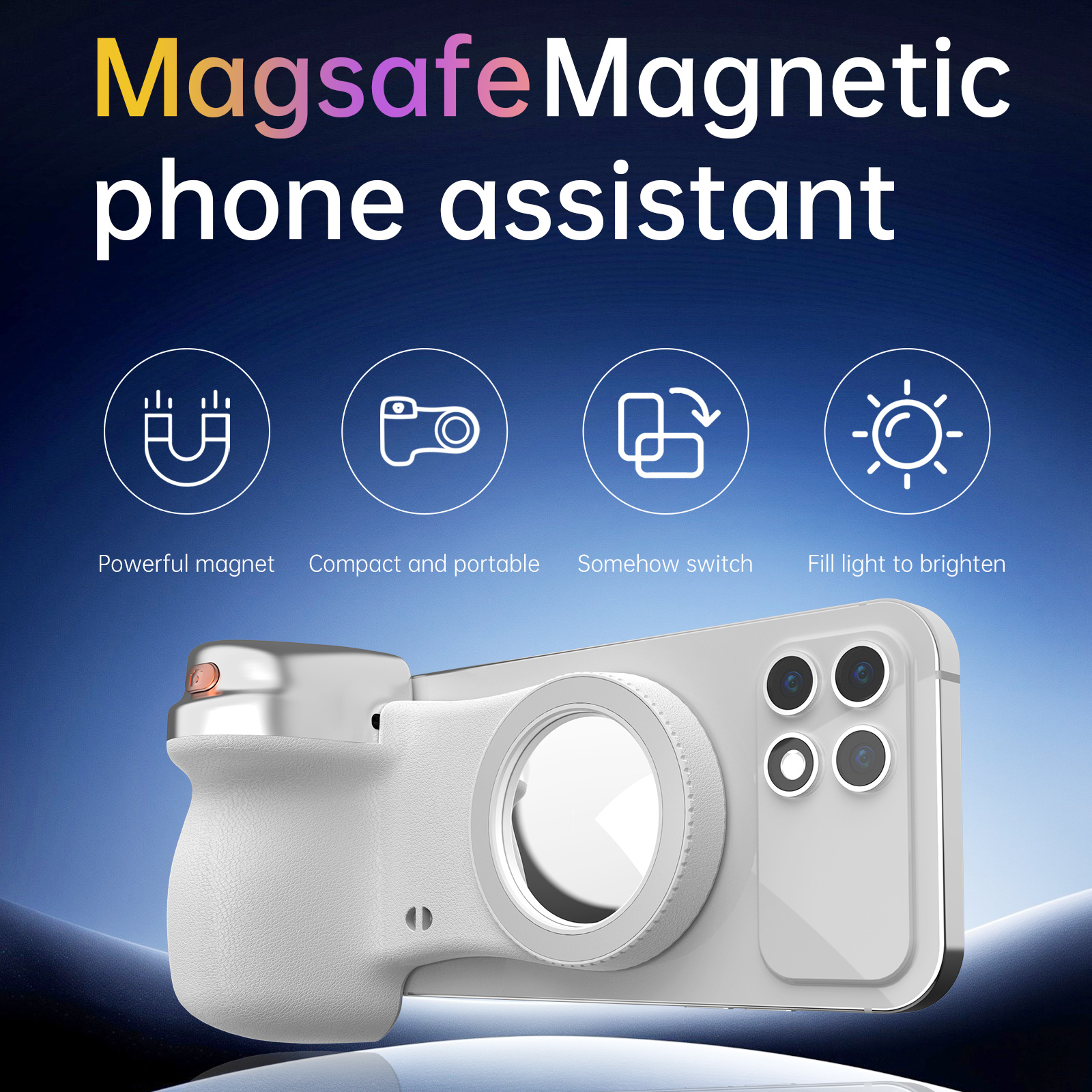 K02 Magnetic Phone Bluetooth S - Photography Lighting Design avis et prix