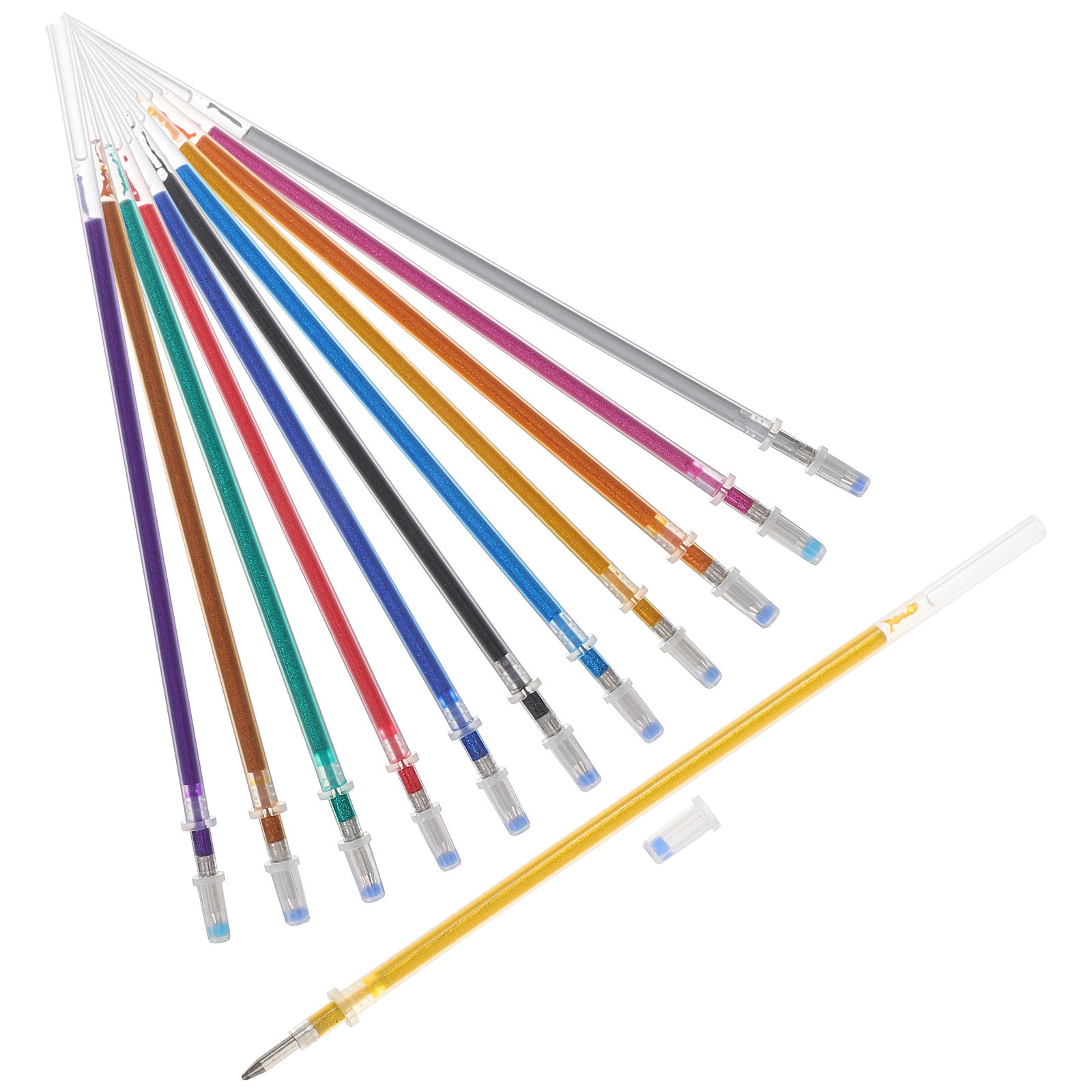 12Pcs Glitter Pen Refill Repla - Coloured Gel Set avis et prix