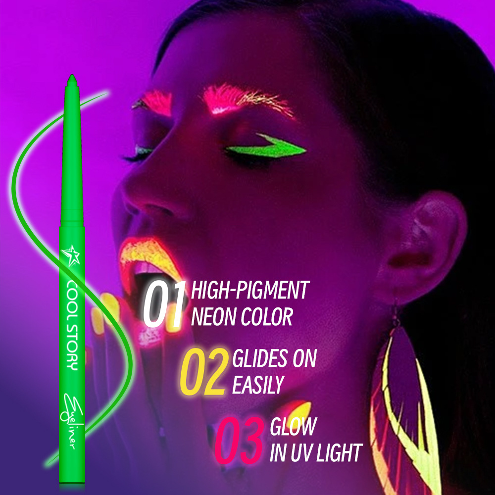 12 colours fluorescent eyeline - Coloured Gel Set avis et prix
