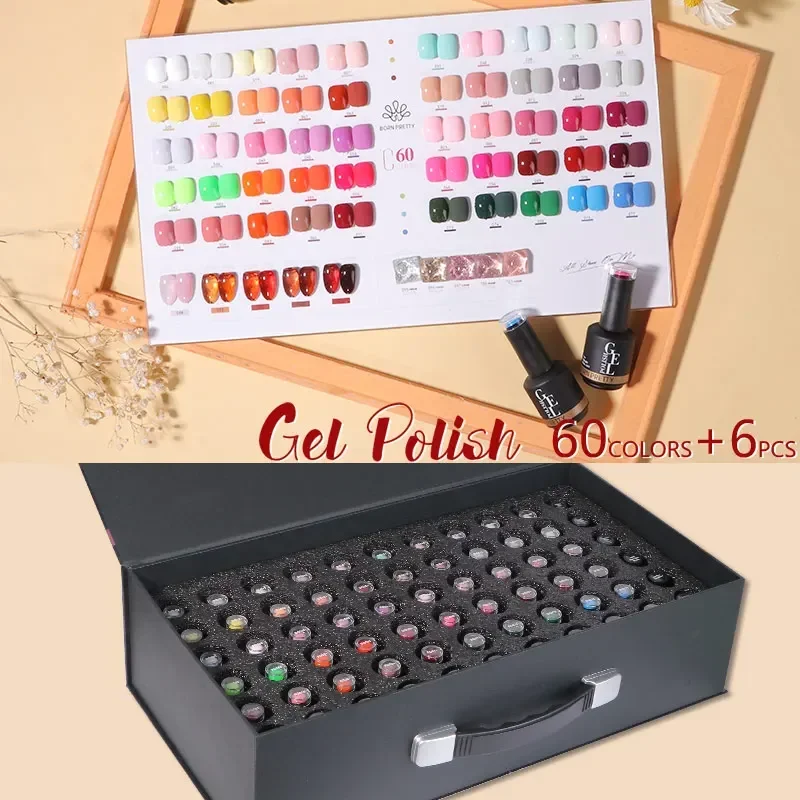 BORN PRETTY 60 Colour Professi - Coloured Gel Set avis et prix