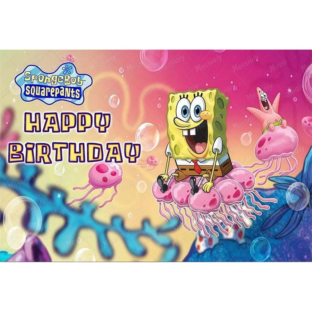 SpongeBob Theme Backdrop Carto - Photography Lighting Backdrop avis et prix