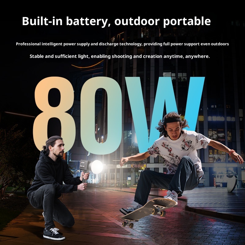 ZGRL80 80W COB LED Video Light - Photography Lighting System avis et prix