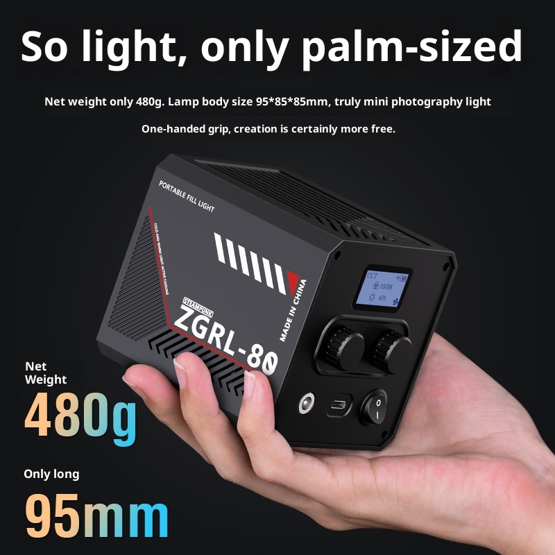 ZGRL80 80W COB LED Video Light - Photography Lighting System avis et prix