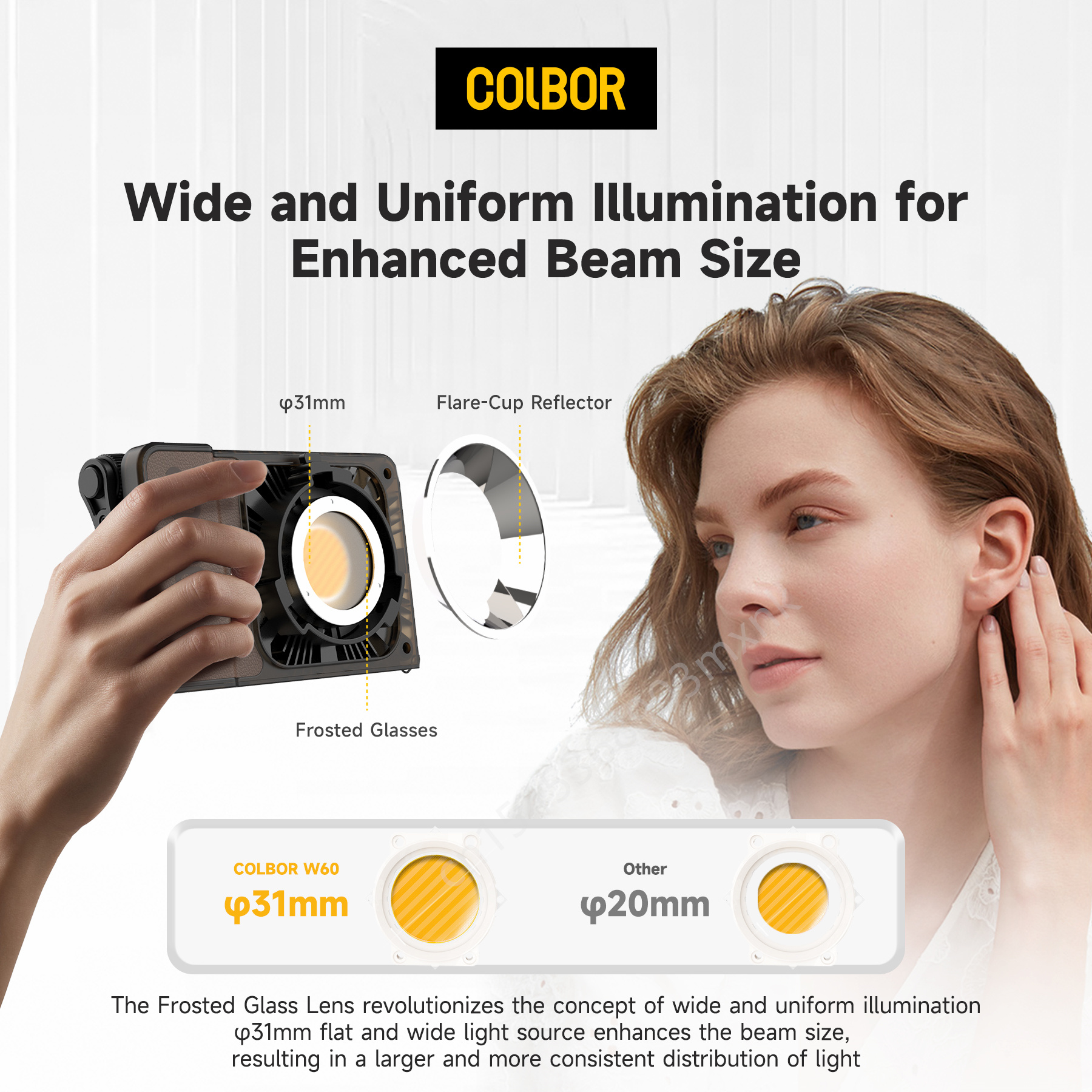 Colbor W60 W100R RGB LED Video - Photography Lighting System avis et prix