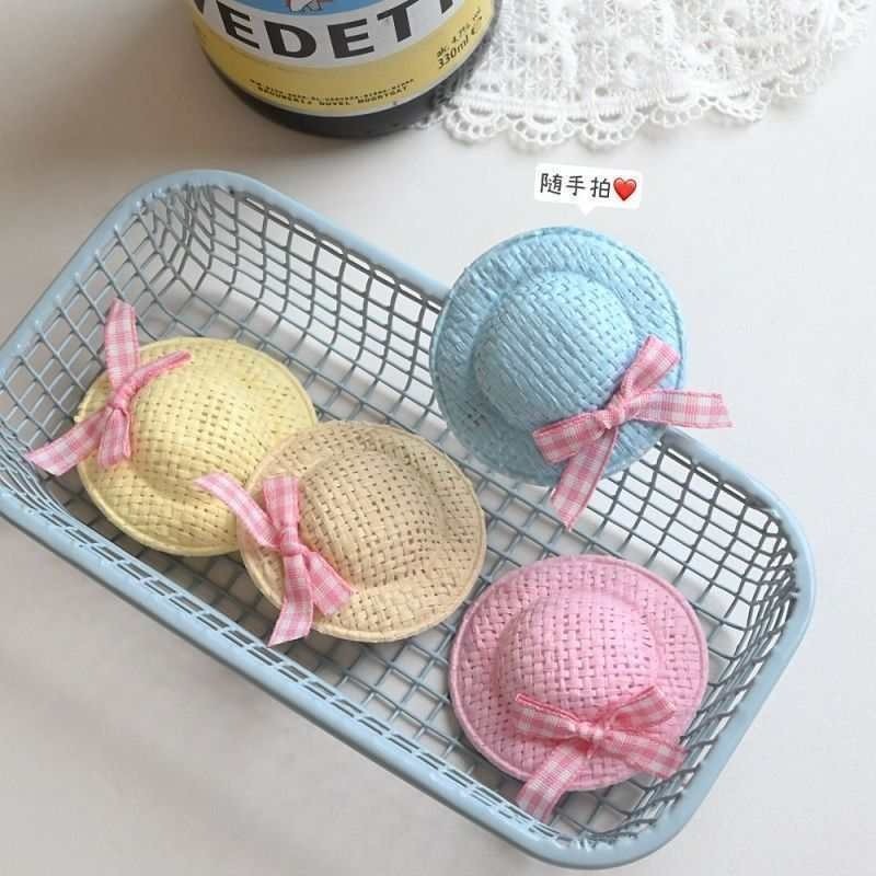 Mini straw hat, bangs, hair cl - Photography Lighting Design avis et prix