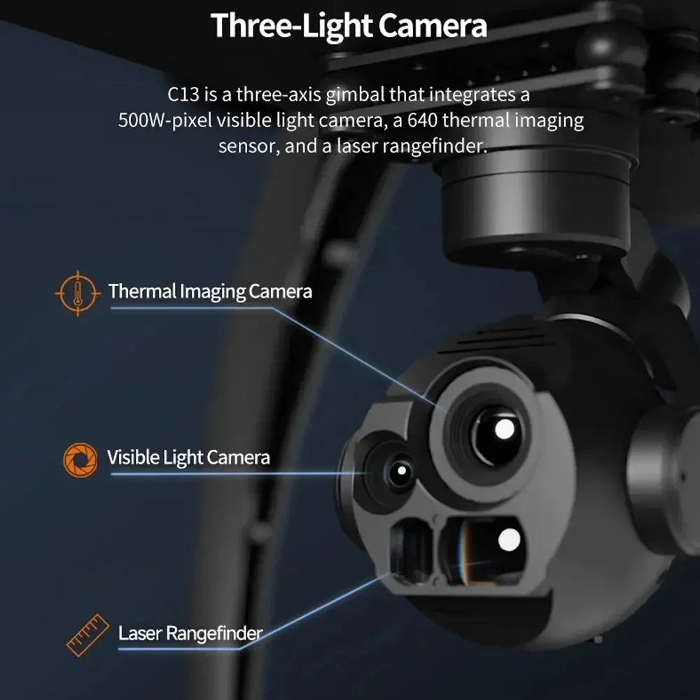 Skydroid C13 HD 3-Light Gimbal - Photography Lighting Material avis et prix