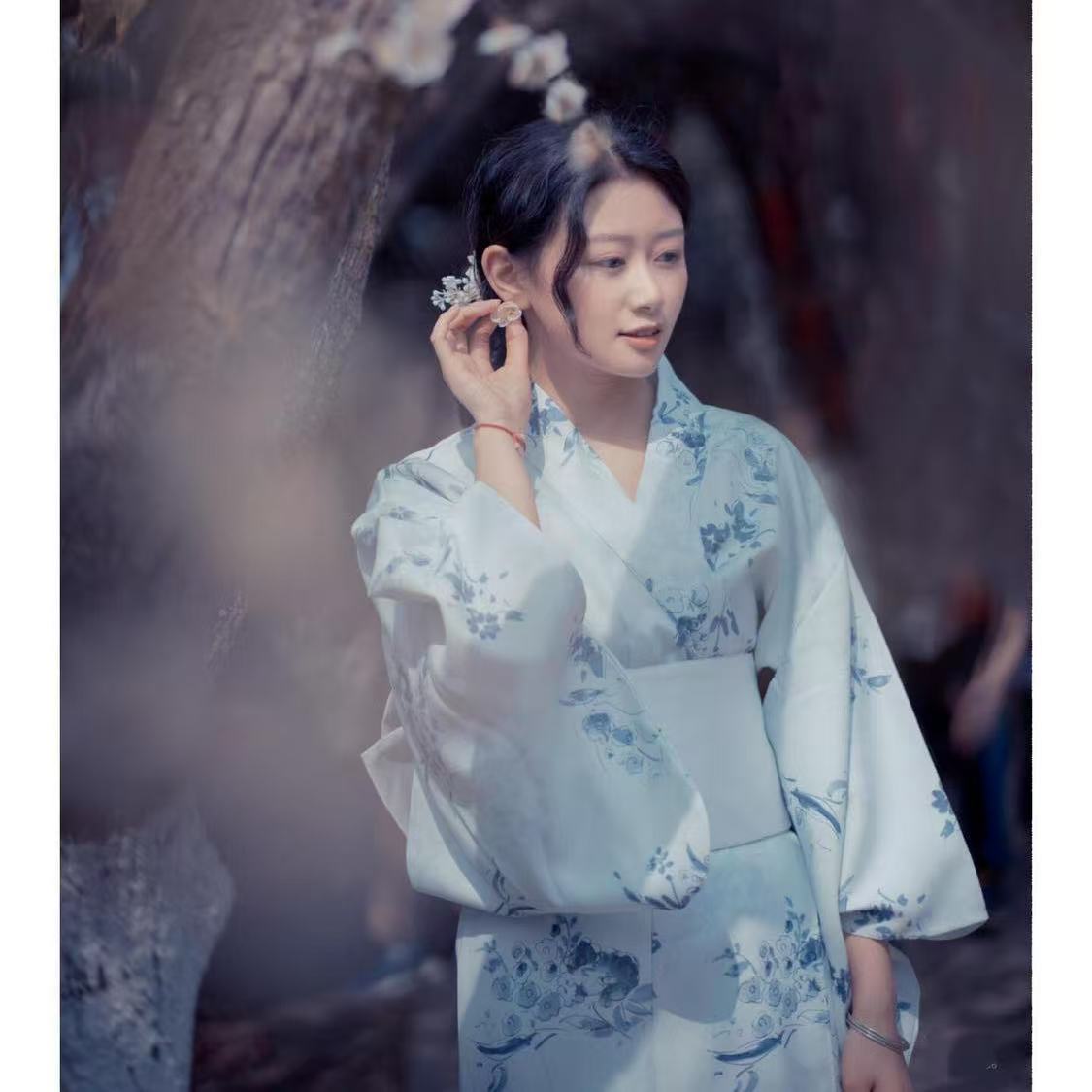 Light Blue Kimono Women's Trad - Photography Lighting For Clothing avis et prix
