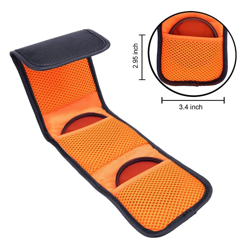3 Pockets Bag Lens Filter Pouc - Photography Lighting Equipment Bags avis et prix