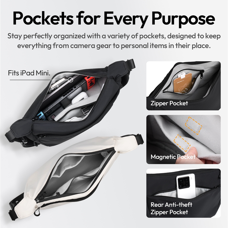 Ulanzi HMN1 Lunar Sling Bag Wh - Photography Lighting Equipment Bags avis et prix