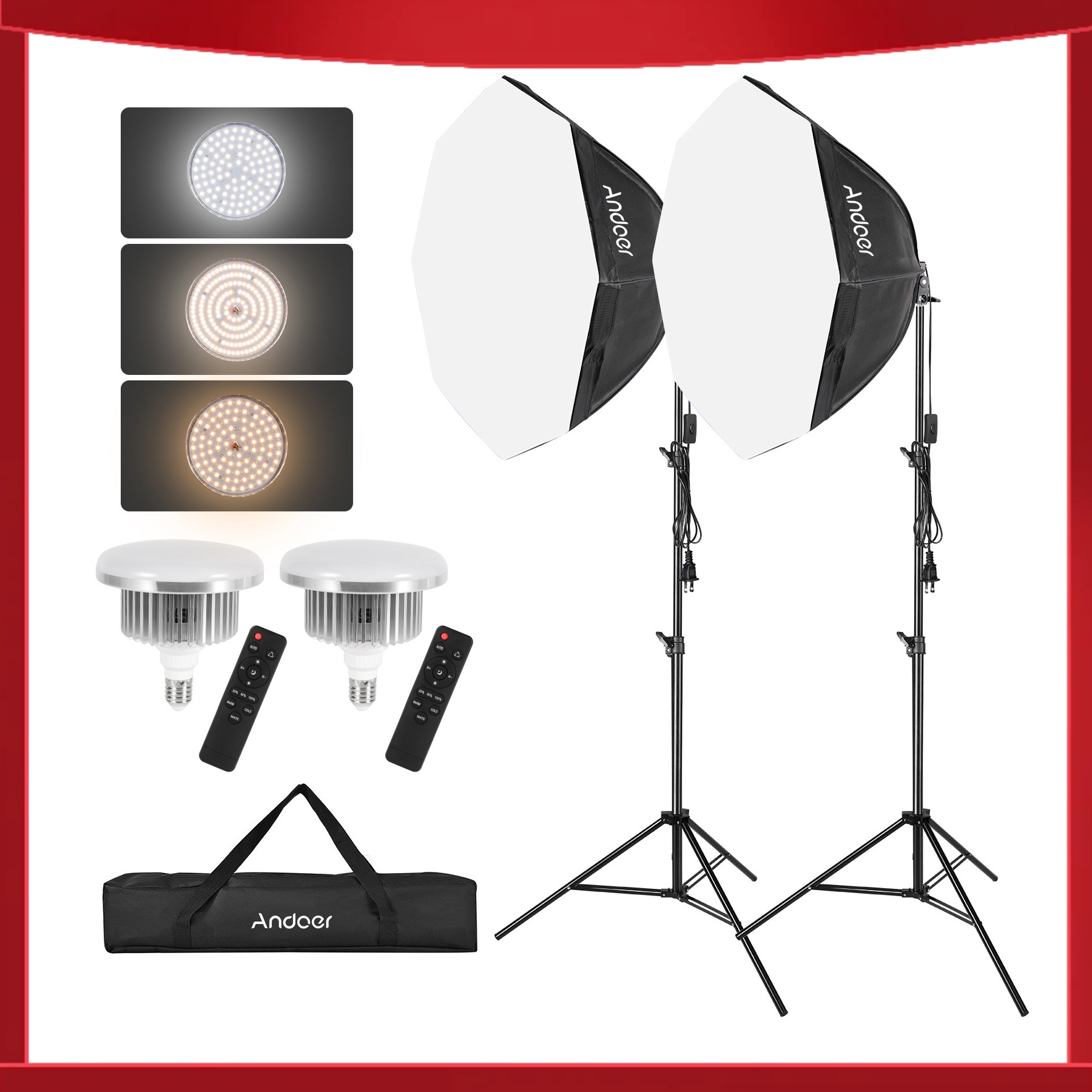 Andoer Studio Photography Ligh - Photography Lighting Set avis et prix