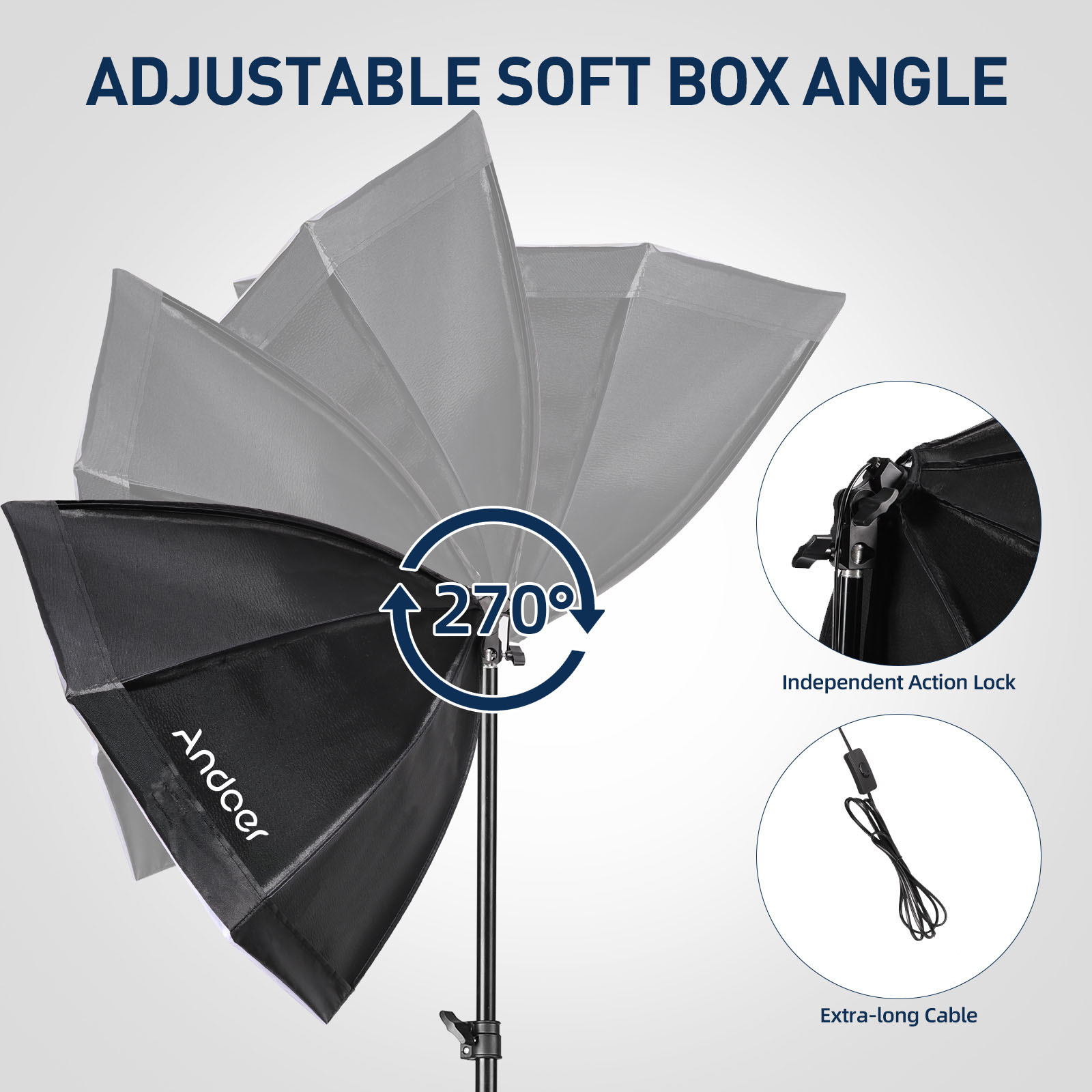 Andoer Studio Photography Ligh - Photography Lighting Set avis et prix