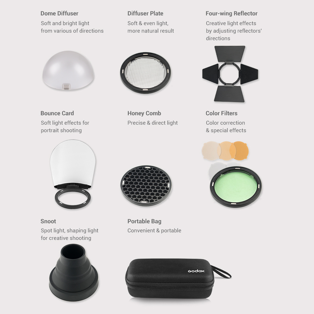 Godox AK-R1 Flash Accessory Se - Photography Lighting Set avis et prix
