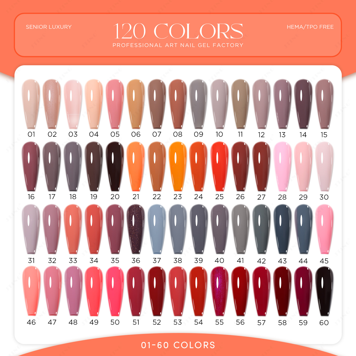 New 120 Color Series Nail Poli - Coloured Gel Set avis et prix