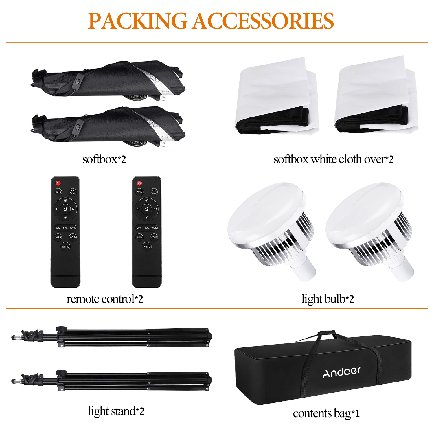 Andoer Softbox Lighting Set St - Photography Lighting Set avis et prix