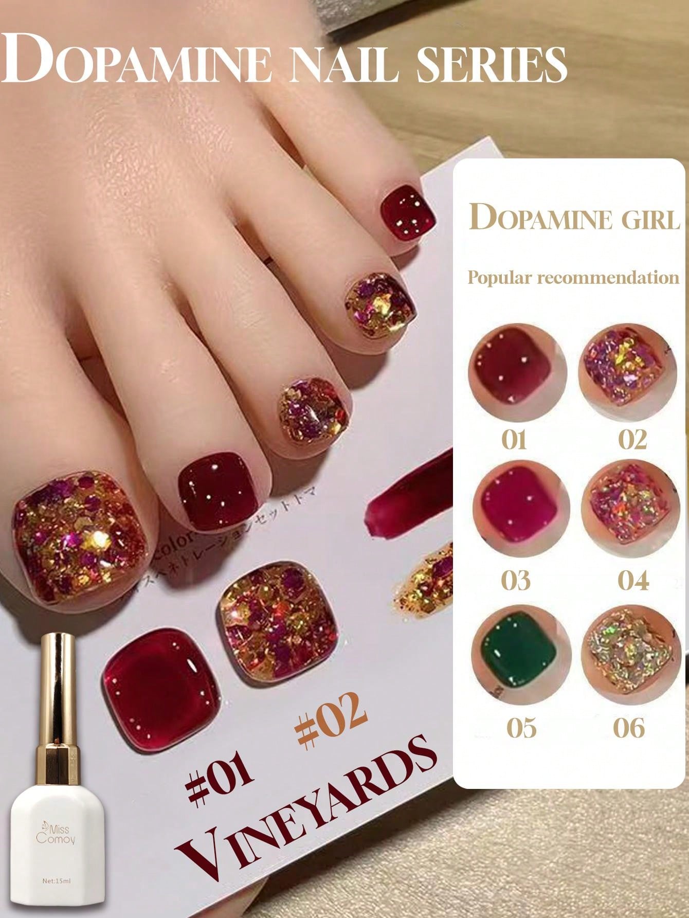 15ML Burst Dopamine Two-Colour - Coloured Gel Set avis et prix