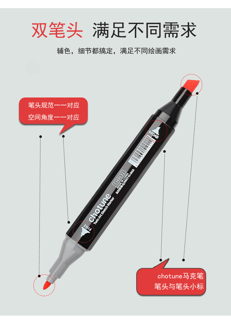 24-80 Colour Double Headed Oil - Coloured Gel Set avis et prix
