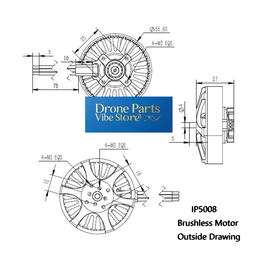 DParts1IP5008 KV370 Brushless  - Photography Lighting Material avis et prix