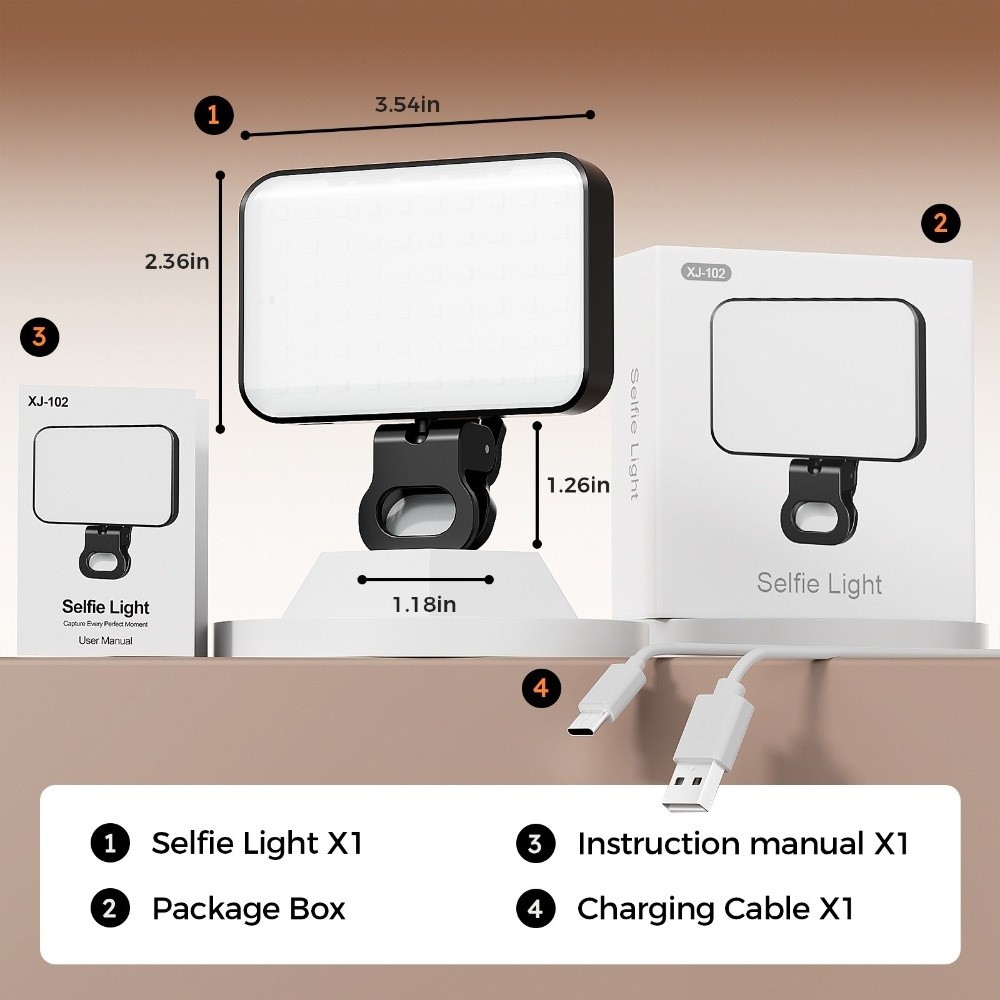 800/1000mAh LED Selfie Light U - Photography Lightning avis et prix