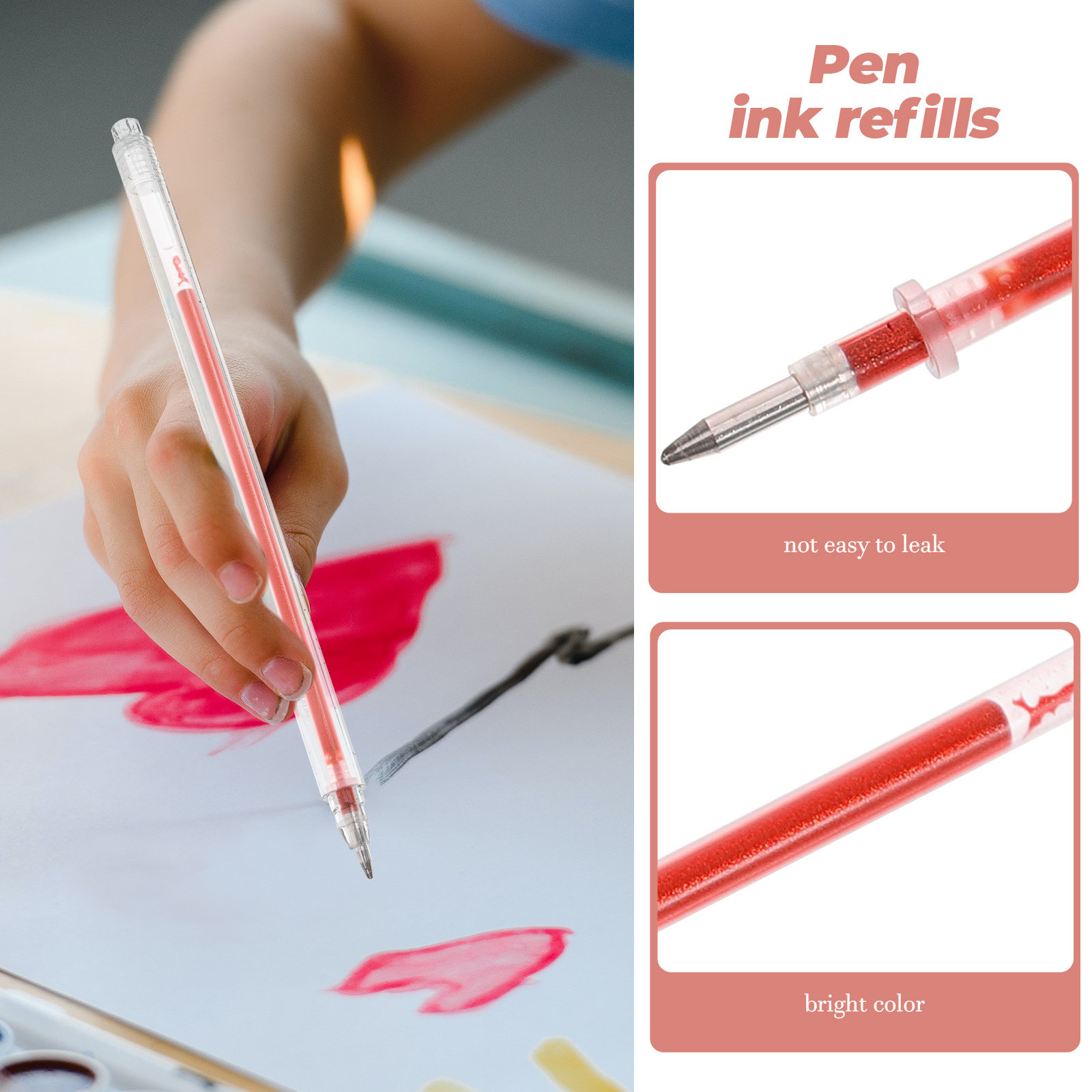 12Pcs Gel Pen Refills Office D - Coloured Gel Set avis et prix