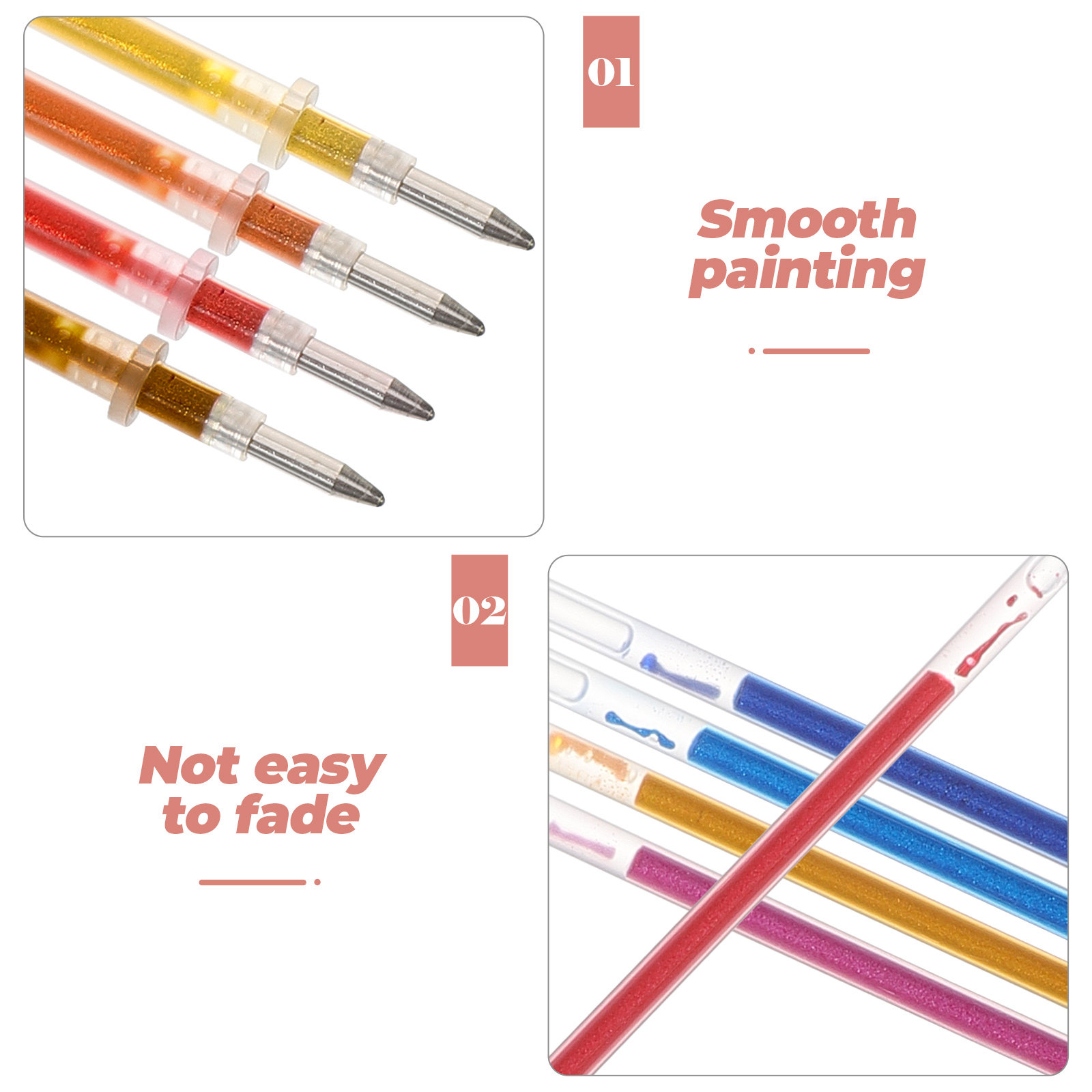 12Pcs Gel Pen Refills Office D - Coloured Gel Set avis et prix