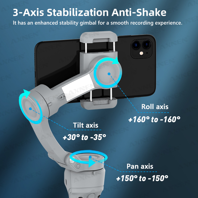 Handheld 3-Axis Gimbal Stabili - Photography Lighting System avis et prix
